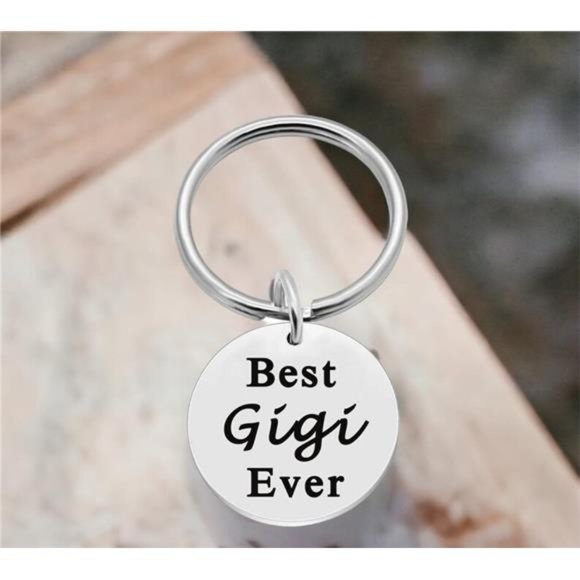 Keyring Gift For Grandmother | Best Gigi Ever Keychain |  Gigi Love Metal Gifts - Picture 5 of 7
